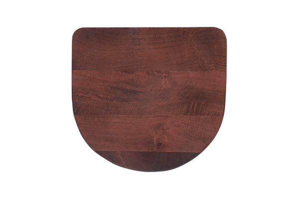 Porter Designs Clement Solid Acacia Wood Bar Stool With Sleek Design And Comfortable Scooped Seat Brown Wood 07-196-11-2099