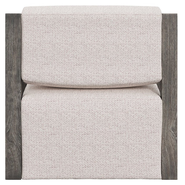 Bernhardt Bernhardt Leilani Outdoor Swivel Chair — Smoked Truffle Teak, 360° Smooth Rotation, Weatherproof Comfort - Made to Order O4319SB