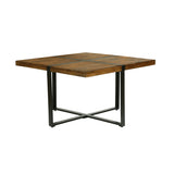 Christopher Knight Home® - Noble House - - Handmade Mango Wood And Iron Square Coffee Table