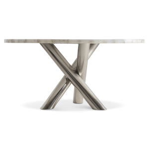 Bernhardt Bernhardt Ornella Agate Dining Table With Star Dust X-Aluminum Base — Sculptural Modern Centerpiece K1998