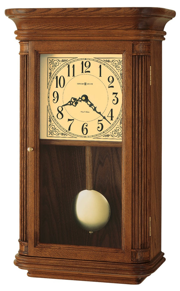 Hekman Furniture 625281 Westbrook Wall Clock - Elegant Oak Finish, Dual-chime Movement, Perfect For Home Decor Yorkshire Oak Westbrook Wall Clock 625281