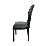 Christopher Knight Home® - Noble House - Hiro Traditional Fabric Dining Chairs, Dark Gray