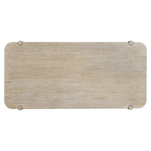 Bernhardt Bernhardt Antibes Dining Table In Roz Rustic Oak — 90" Rectangular Rustic-Modern Centerpiece, Sturdy Elegance 350222