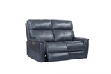 Parker House Parker Living Reed - Indigo Power Reclining Loveseat Indigo Top Grain Leather with Match (X) MREE#822PHL-IND