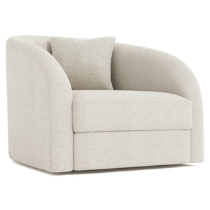 Bernhardt Bernhardt Terra Made-To-Order Fabric Swivel Chair With 360° Rotation, Plush Cushions, Customizable Upholstery P1362SA