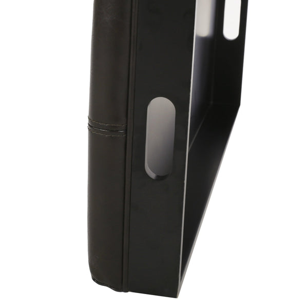 English Elm Christopher Knight Home® - MANSFIELD Ottoman with Storage & Dual Tray Tops, Double-Stitched Faux Leather, Contemporary Brown Upholstery 57736.00