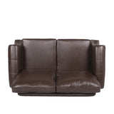 Christopher Knight Home® - Noble House - Lawton Contemporary Faux Leather Loveseat with Nailhead Trim