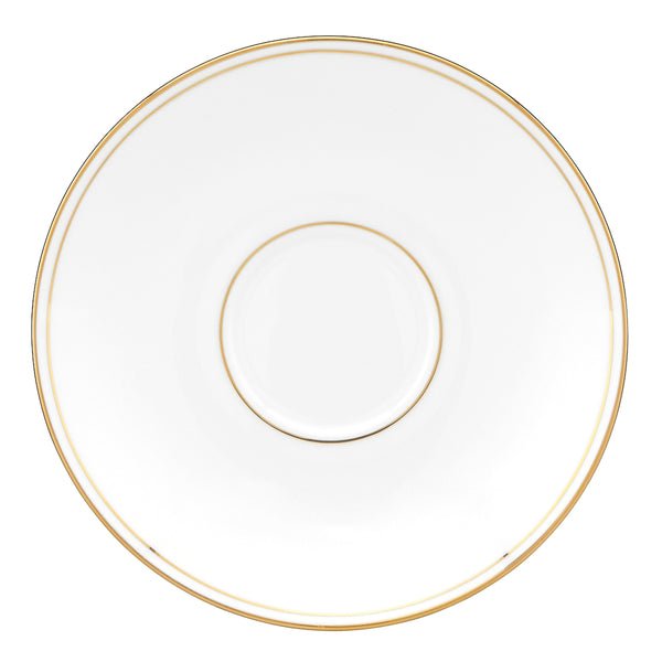 Lenox Federal Gold Saucer White, WHITE PORCELAIN 100110042