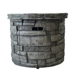 Christopher Knight Home® Noble House 30" Circular Mgo Fire Pit - 40 000 Btu