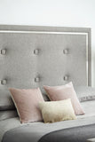 Bernhardt Decorage Upholstered King Panel Bed K1084