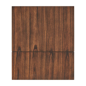 Homelegance By Top-Line Beniz Wood Finish End Table with Built-In Outlets Red Wood