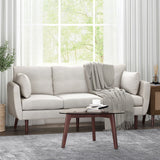 Christopher Knight Home® - Noble House - Feichko Contemporary Fabric Pillow Back 3 Seater Sofa