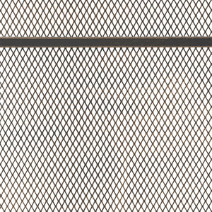 English Elm Christopher Knight Home® - FIRE Screen Black & Gold Iron Fireplace Guard — Decorative Mesh Safety Shield 42.75x33.25x3 in 65183.00BBGLD