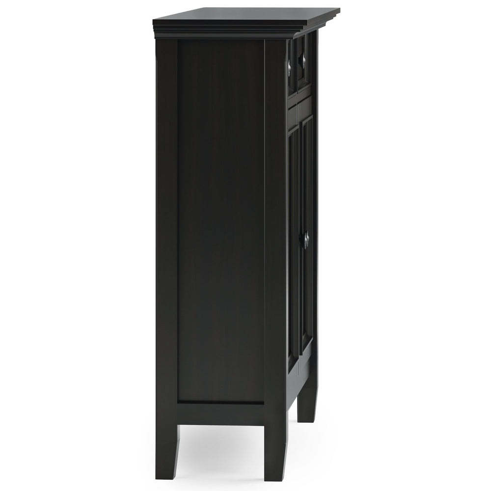English Elm Amherst Entryway Storage Cabinet - Stylish Hickory Brown Wood With Drawers & Adjustable Shelves B136P158351
