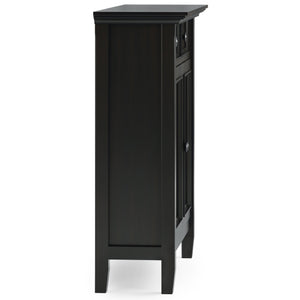 English Elm Amherst Entryway Storage Cabinet - Stylish Hickory Brown Wood With Drawers & Adjustable Shelves B136P158351