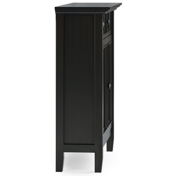 English Elm Amherst Entryway Storage Cabinet - Stylish Hickory Brown Wood With Drawers & Adjustable Shelves B136P158351