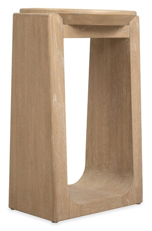 Hooker Furniture Commerce Helena Spot Table — Desert Oak White Oak Base With Natural Veined Marble Top, Compact Style 7228-80228-82