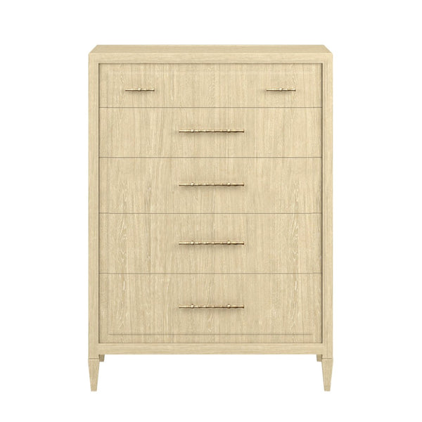 A.R.T. Furniture Eave 5 Drawer Chest - Timeless Natural Wood Storage with Elegant Design for Bedroom Organization & Style 436150-1825