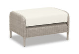 Manhattan Ottoman in Linen Canvas w/ Self Welt SW3301-OTT-LCN-STKIT Sunset West