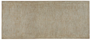 Hooker Furniture Alfresco Vittorio European Farmhouse 80" Rect Dining Table Light Tusk W/ 2X22" Leaves, X-Trestle Stability 6025-75200-80