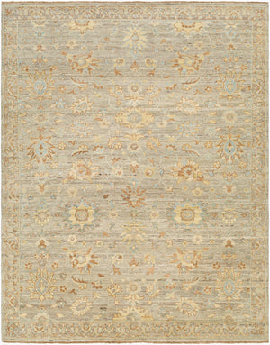 Surya Ghazni Ghz-2300 Handmade 2' X 3' Premium Wool Rug - Elegant Low Pile, Fringe Detail, Timeless Charm Tan Wool Ghz2302-23