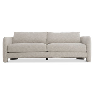 Bernhardt Bernhardt Rowan Sofa With Sculptural Geometric Base, Deep Seats, Knife-Edge Pillows, Custom Fabrics - Made to Order P5307A