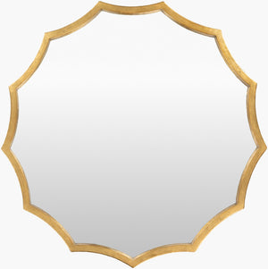 Livabliss Gia Square Art Deco Accent Mirror with Architectural Frame for Entryway or Dresser GIA001-3030