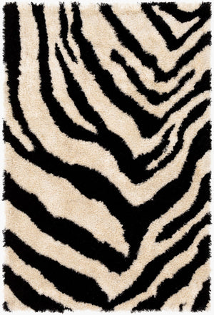 Surya Gibraltar 2' X 3' Hand-tufted High Pile Rug - Modern Elegance, Affordable Luxury For Your Home Decor Black Polyester Gib2305-23