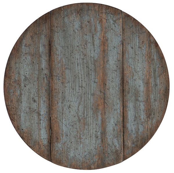 Hooker Furniture La Prause Gate Leg Round Table In Blue Bonnet Finish — Heirloom Charm, Drop Leaves, Turned Base, Versatile Elegance 6960-50006-45