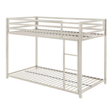 Homelegance By Top-Line Calrissian Metal Bunk Bed White Metal