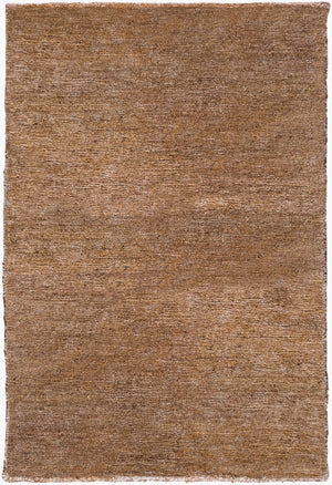 Surya Gilded 2' X 3' Handmade Viscose Rug With Unique Design And Shimmering Gold Accents For Luxury Style Ivory Viscose Gid5001-23