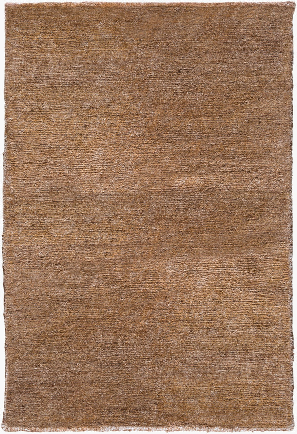 Surya Gilded 2' X 3' Handmade Viscose Rug With Unique Design And Shimmering Gold Accents For Luxury Style Ivory Viscose Gid5001-23