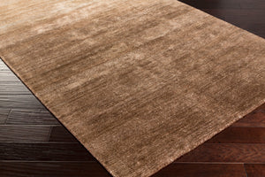 Surya Gilded 2' X 3' Handmade Viscose Rug With Unique Design And Shimmering Gold Accents For Luxury Style Ivory Viscose Gid5001-58