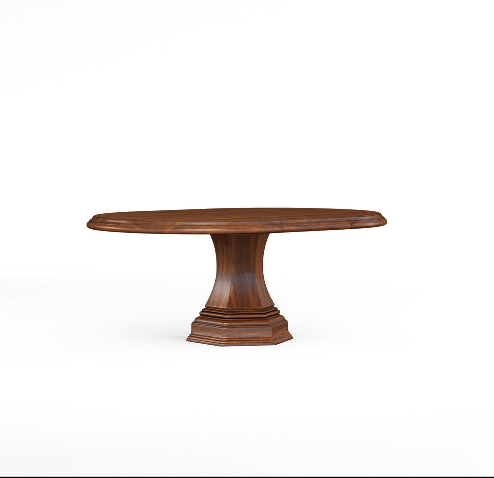 A.R.T. Furniture Newel Vintage Cherry Dining Table: Elegant Extension For 8, Antique-inspired Charm, Perfect For Hosting Brown Poplar Solids,Cherry Veneers,Resin 294225-1406