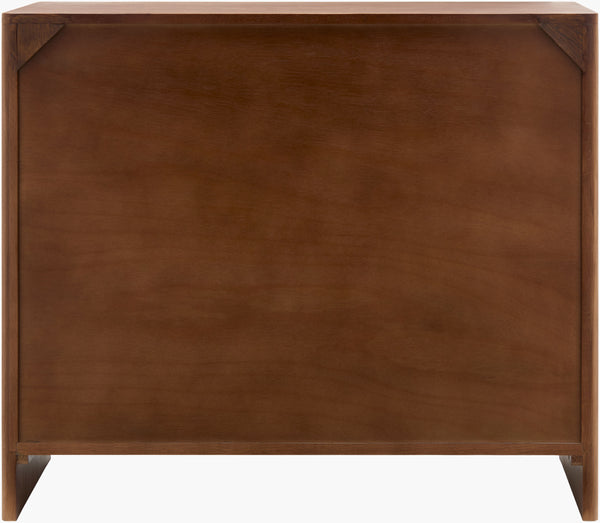 Surya Gelina Timeless Elegance 31"H X 36"W Solid Oak Cabinet - Stylish, Functional Home Storage Solution Top, Brown Oak,Metal,Oak Gin001-313616