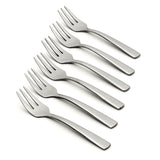 Oneida Nocha 6-Piece Cocktail Forks Set, Mirror Finish, Stainless Steel Durability