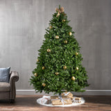 Christopher Knight Home® - Noble House - 7.5-foot Norway Spruce Unlit Hinged Artificial Christmas Tree