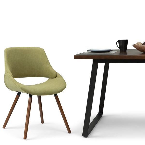 English Elm Malden Bentwood Dining Chair - Vibrant Acid Green Upholstery For Mid-Century Modern Style & Comfort B136P158891