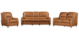 Parker House Austin - Caramel Cream Power Reclining Sofa, Loveseat And Recliner Brown Top Grain Leather With Match (X) Maus-321ph-cmcr