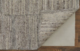 Feizy Rugs Navaro Wool/Viscose Hand Woven Scandinavian Rug Gray/Ivory/Taupe 3'-6" x 5'-6"