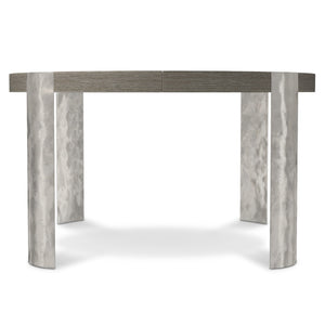 Bernhardt Bernhardt Prado Porcini Dining Table With 20" Leaf, Rustic Modern Ash & White Oak Veneer, 54–74" 324221B