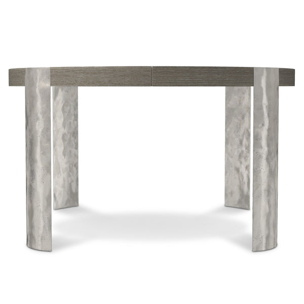Bernhardt Bernhardt Prado Porcini Dining Table With 20" Leaf, Rustic Modern Ash & White Oak Veneer, 54–74" 324221B