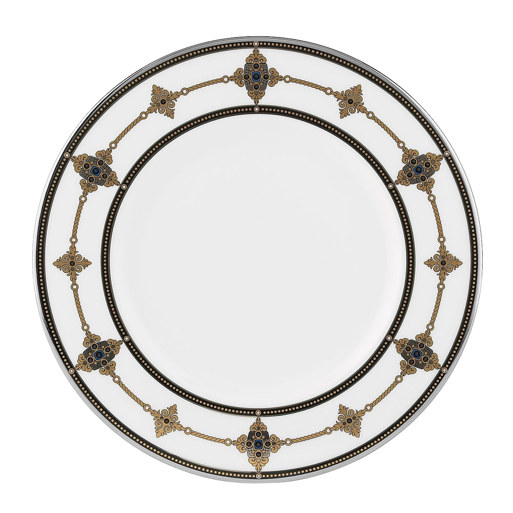 Lenox Vintage Jewel Accent Plate Metallic, WHITE BONE CHINA 104210162