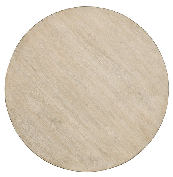 Hooker Furniture Commerce Modern Side Table In Light Acacia Wood Finish — Round 22" Top, Durable Solids & Veneers, Versatile Accent For Small Spaces 7228-80198-80