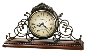 Hekman Furniture 635130 Adelaide Mantel Clock - Elegant Wrought-iron Frame, Westminster Chime, Perfect Home Accent!  Adelaide Mantel Clock 635130