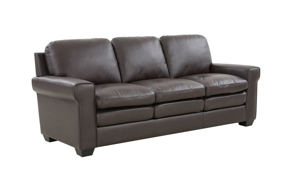 Porter Designs Porter Parma Top Grain Leather Sofa - Elegant Brown Design With High Density Foam Comfort & Style Brown Leather 02-189-01-4628