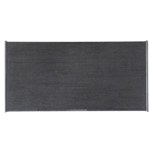 Bernhardt Bernhardt Outline Desk With Wire-Brushed Oak Kohl Top, Textured Atra Steel Frame, Soft-Close Drawer 360510