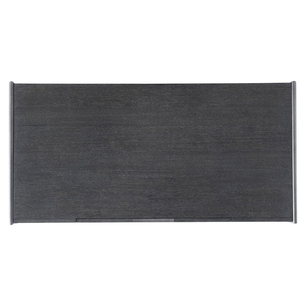 Bernhardt Bernhardt Outline Desk With Wire-Brushed Oak Kohl Top, Textured Atra Steel Frame, Soft-Close Drawer 360510