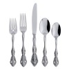 Oneida Michelangelo 20-Piece Stainless Steel Flatware Set, Mirror Finish, 18/10 Quality