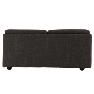 Homelegance By Top-Line Cormax Storage Ottoman Espresso Linen